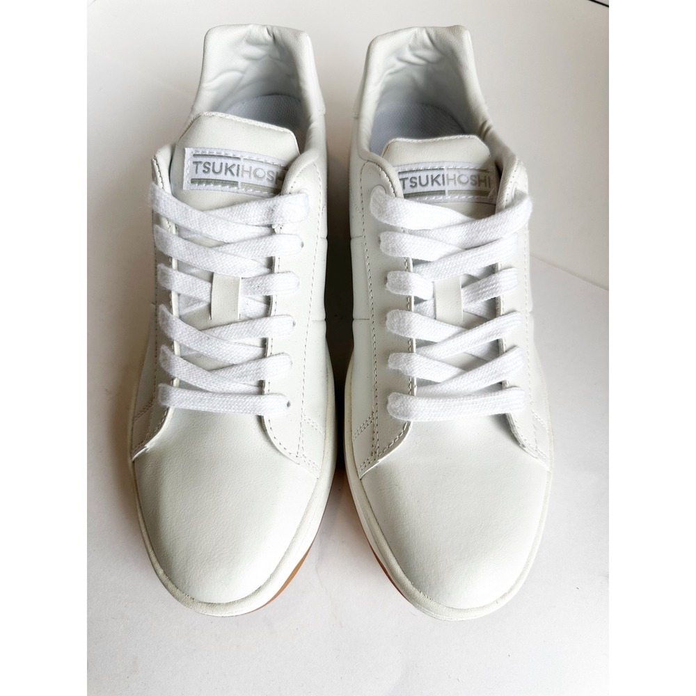 Tsukihoshi Youth 00 White Gum Sole Sneakers Kids Size 4 Low Top Tennis Shoes